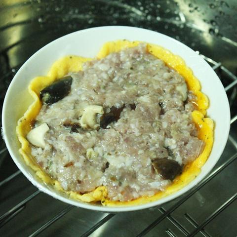 Cách làm trứng hấp nấm