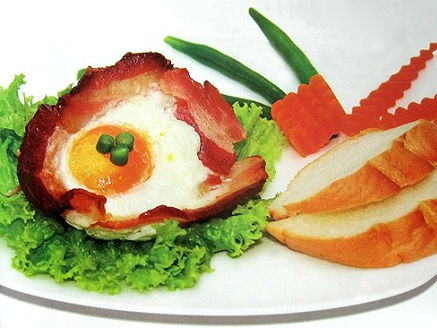 Trứng ốp-la bỏ lò