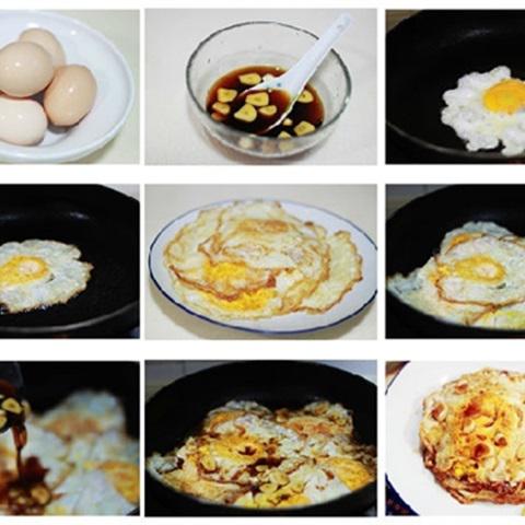 Cách làm trứng ốp la sốt tỏi