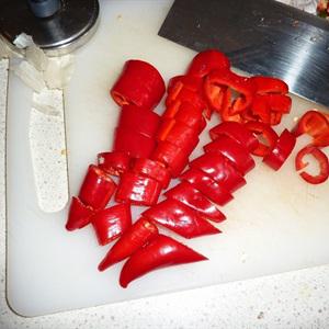 Cách làm trứng xào ớt