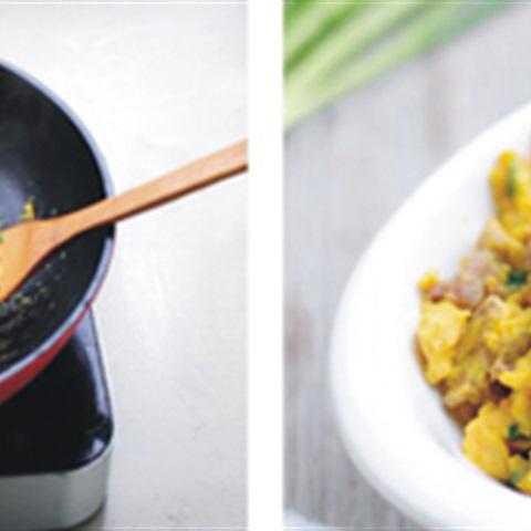 Cách làm trứng xào thịt bò