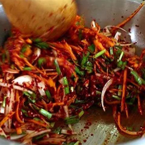 Cách làm kim chi dưa leo