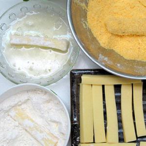 Cách làm phô mai que giòn