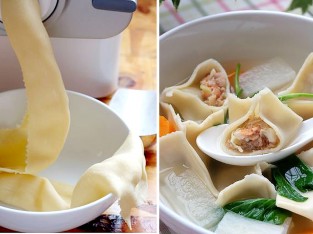 Tự làm súp hoành thánh tươi ngon tại nhà