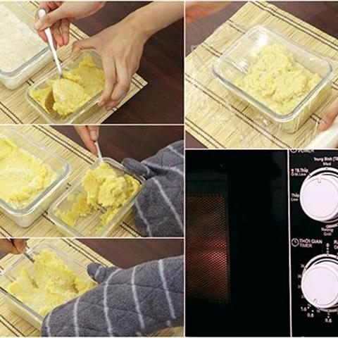 Cách làm xôi vò bằng lò vi sóng
