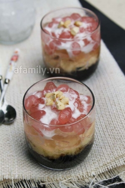 Tự nấu chè sương sa hạt lựu không khó!