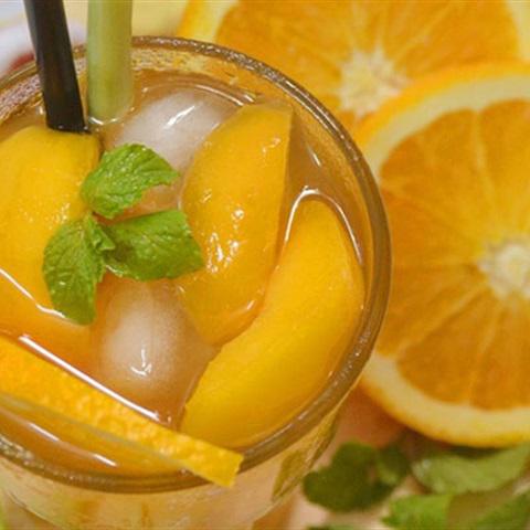 Cách làm trà đào hộp