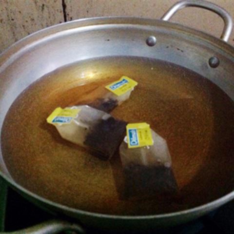 Tự pha trà sữa đào tại nhà