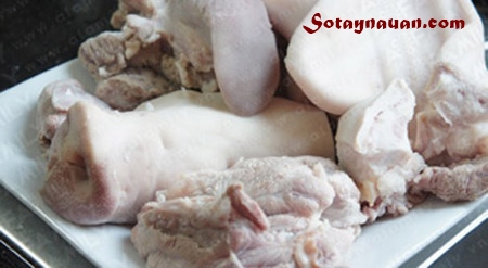 Tự tay làm giò thủ (giò xào) đón tết nào