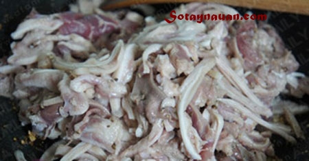 Tự tay làm giò thủ (giò xào) đón tết nào