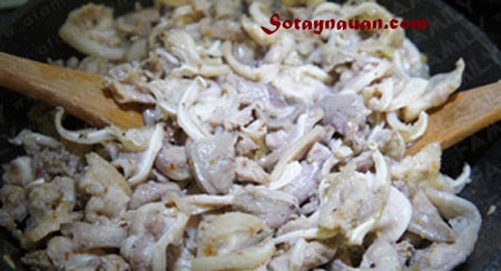Tự tay làm giò thủ (giò xào) đón tết nào