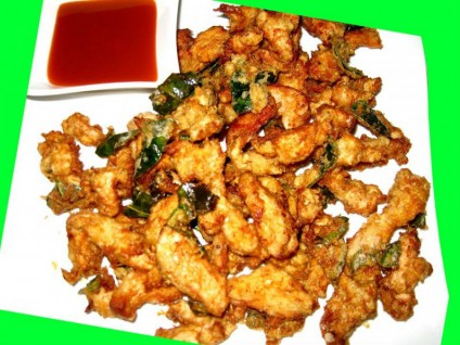 Ức gà chiên giòn