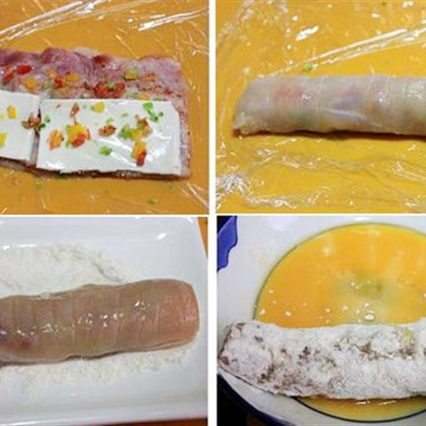 Cách làm ức gà cuộn phô mai