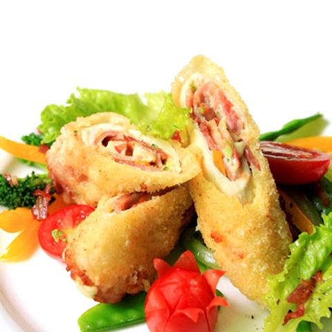 Cách làm ức gà cuộn phô mai