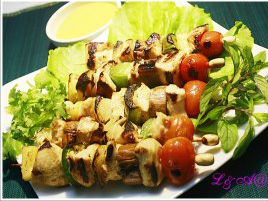 Ức gà nướng kiểu viễn đông