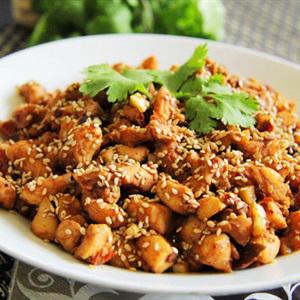 Công thức ức gà rang mè