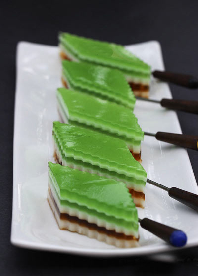 video cách làm rau câu cách đổ rau câu nhiều tầng nhiều màu đẹp mắt độc đáo