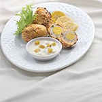 Viên mè chiên giòn