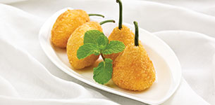 Viên tôm chiên tỏi thì là