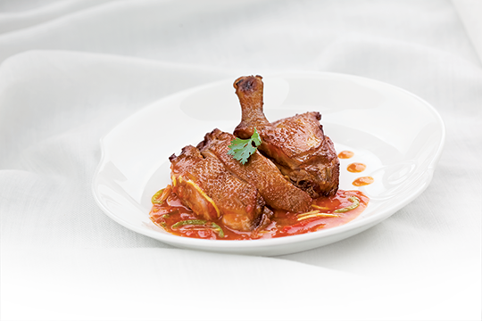 Vịt chiên xốt chua ngọt