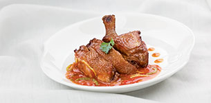 Vịt chiên xốt chua ngọt