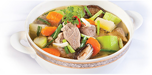 Vịt hầm bí xanh