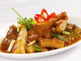 Vịt kho chuối xanh