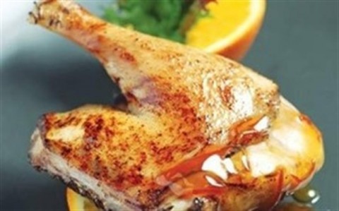 Vịt nướng lá gừng