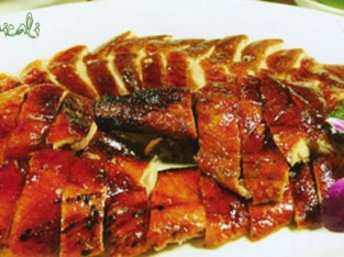 Vịt nướng tấm mật sốt xoài