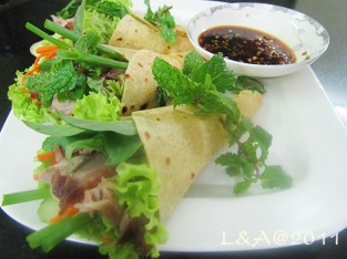 Vịt quay Bắc Kinh và lá ngô