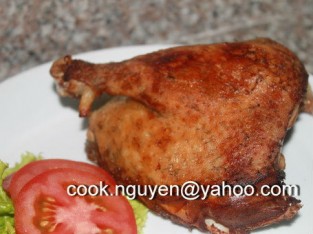 Vịt quay bằng chảo