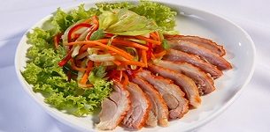 Vịt quay trộn cần tây