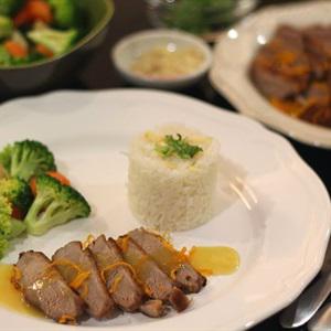 Cách làm vịt sốt cam