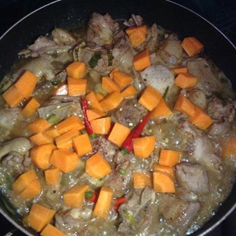 Cách làm vịt xào củ cải muối