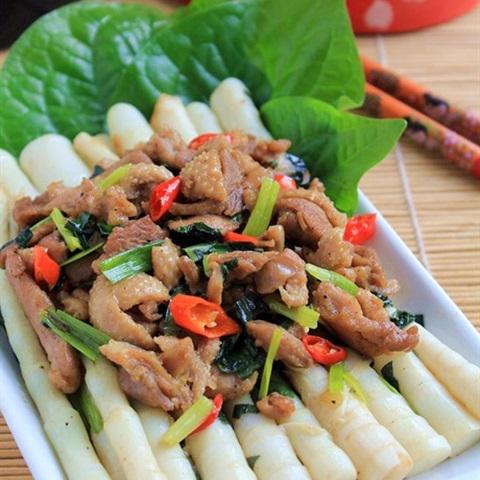 Cách làm vịt xào măng trúc