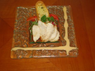 Xà lách gà nướng