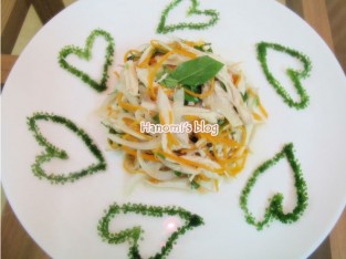 Xà lách gà rong nho