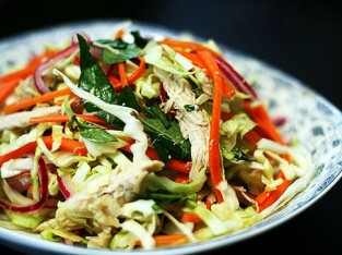 Xà lách trái cây gà nướng