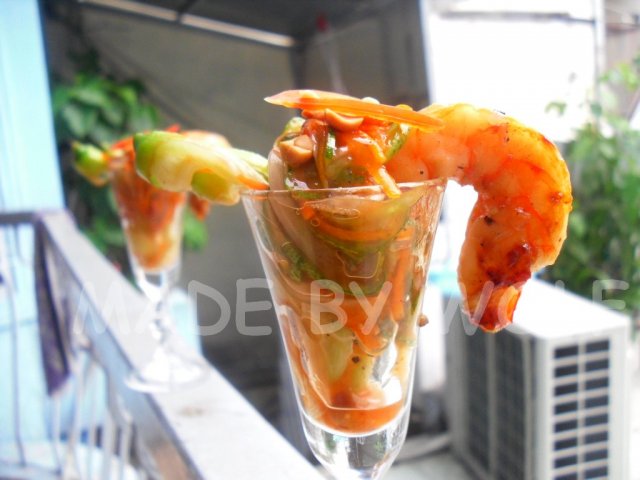 Xà lách trộn bông so đũa