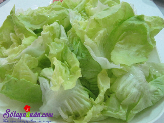 Xà lách trộn dầu giấm hấp dẫn