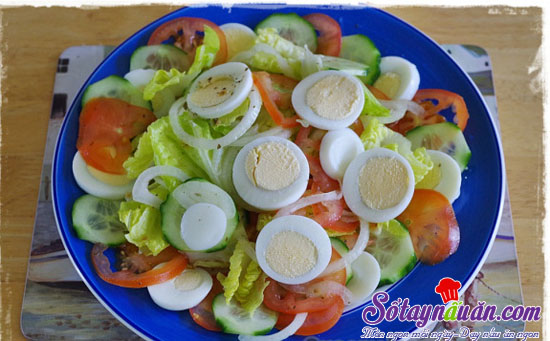 Xà lách trộn dầu giấm hấp dẫn