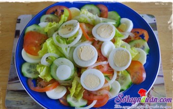 Xà lách trộn dầu giấm hấp dẫn