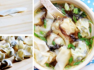 Xì xụp súp hoành thánh chay mà đậm đà