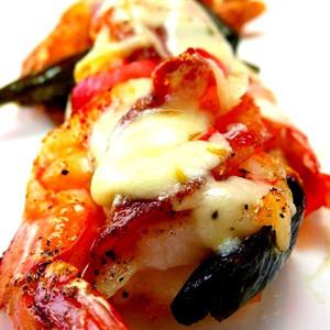 Cách làm xiên nướng thịt xông khói