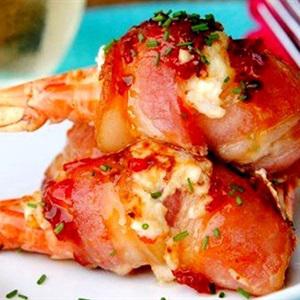 Cách làm xiên nướng thịt xông khói