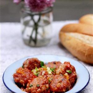 Cách làm xíu mại sốt cà