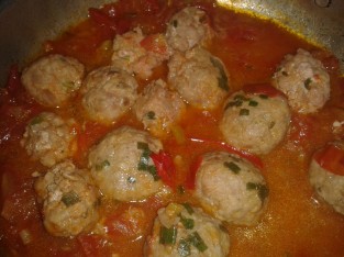 Xíu mại sốt cà