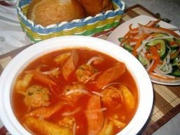 Xíu mại xúc xích