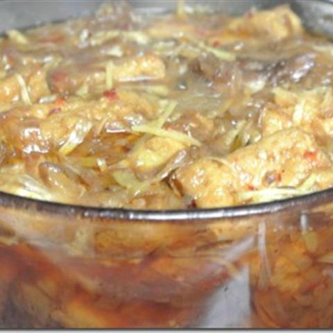 Cách làm xơ mít kho đậu hũ