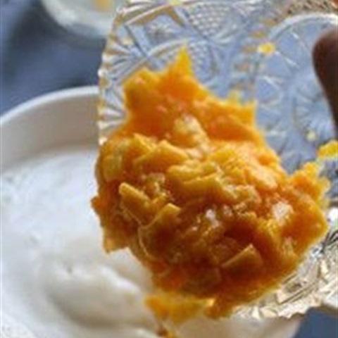 Cách làm xoài hấp trứng sữa